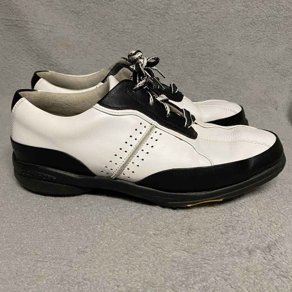 FootJoy Golf Shoes Womens 9.5 Leather Extra Comfort Classic Retro